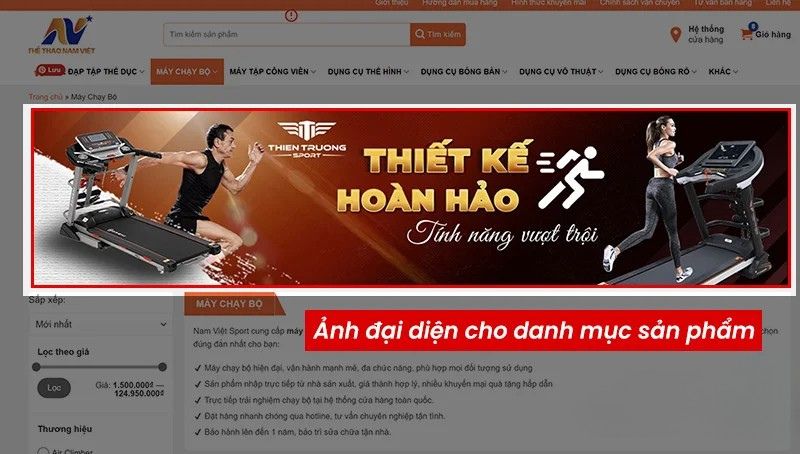 custom field ảnh đại diện cho danh mục sản phẩm