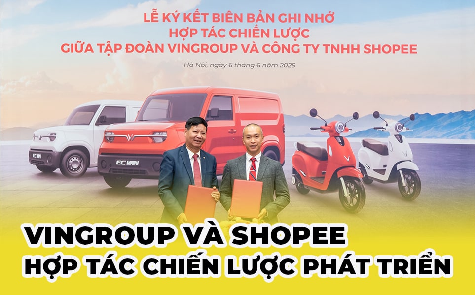Vingroup và Shopee hợp tác phát triển